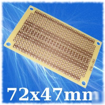 Universal pcb prototyping board stripboard 72X47MM