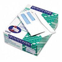 Quality park double window envelopes for checks, sec...