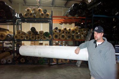11' x 100' 45 mil white epdm rubber roof roofing