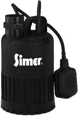 112554 simer,10 gallon tank, laundry system sub pump