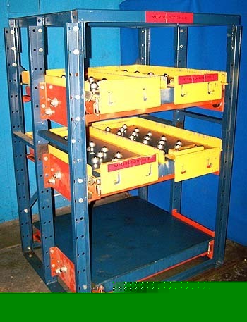  2000 lb capacity oven drying ball transfer rack