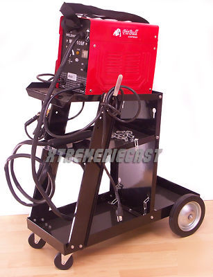 90 amp flux core wire mig welder free welding cart