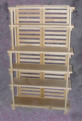 Bakers rack display (6) shelves 58