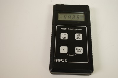 Infos M100 optical power meter