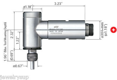 Nsk e 3000 series 90 angle spindle rax-271E