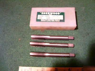 Set M12 x 1.75 metric hss taps by sherwood vgc tool