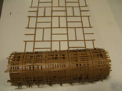 Stencils for decorative concrete basketweave pattern