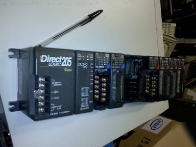  automation direct logic 205 koyo D2-09B plus modules