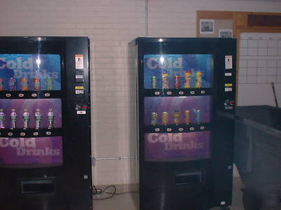  vendo 721 live display beverage soda vending machine