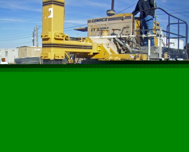 Gomaco GT3200 curb sidewalk cement concrete machine