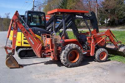 Kubota L35 tractor loader backhoe