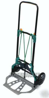 New black folding cart trolley hand truck dollies dolly 