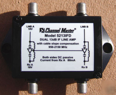 Satellite amplifier satellite amp dish directtv dual