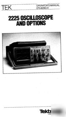 Tek tektronix 2225 operation manual