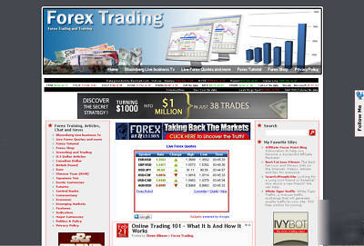 Two established forex websites for sale