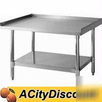 30X18 stainless equipment stand w/ 1Â½