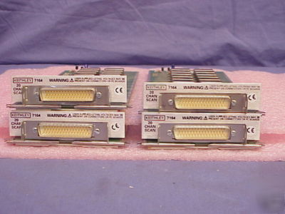 (4) keithley 7164 20-channel scanner modules /plug-ins