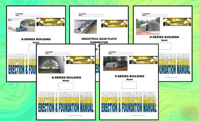 Duro 5 in 1 cd rom arch steel building erection manual