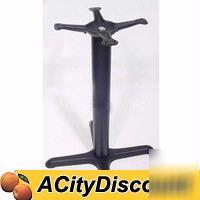 New single 33IN x 33IN restaurant cast iron table base