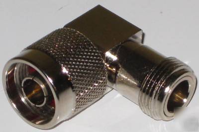 Right angle n connector n-male to n-female