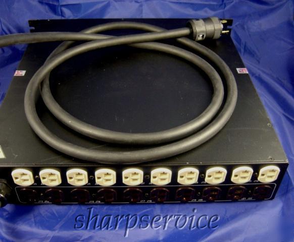 Two pulizzi z-line pdu rack power distro PC2773 120V