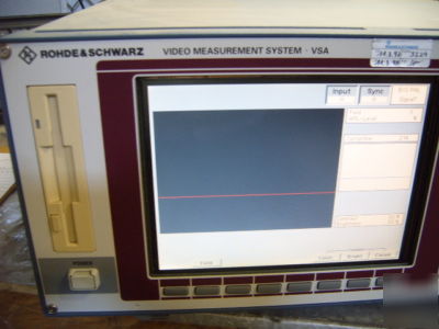 Rohde & schwarz vsa video measure analyzer vectorscope