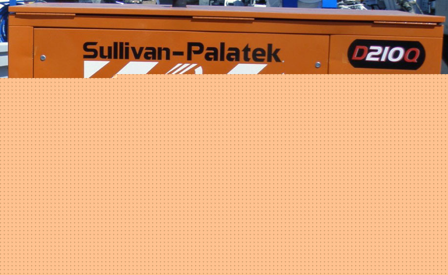 02 sullivan BW210 skid air compressor diesel portable