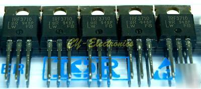 10 pcs IRF3710 power mosfet 100V ir