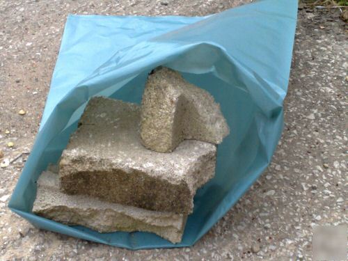 100 heavy duty very strong rubble bag / builders sacks