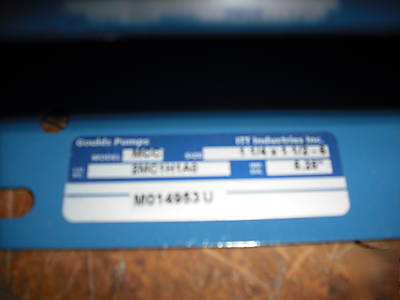 3 hp goulds centrifugal booster pump 2MC1H1A0