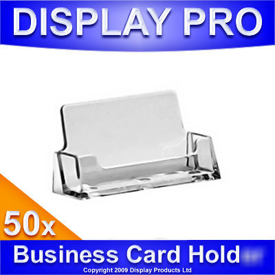 50 x business card holder desktop counter retail stands