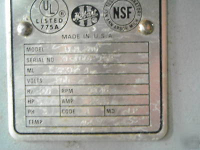 Hobart vertical cutter mixer HCM300