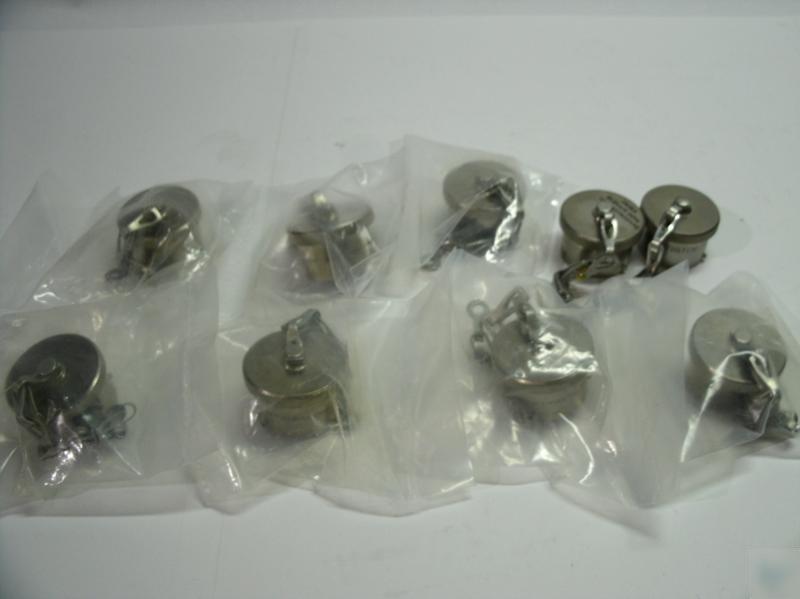 New lot of 9 amphenol MS27501F17C dust caps