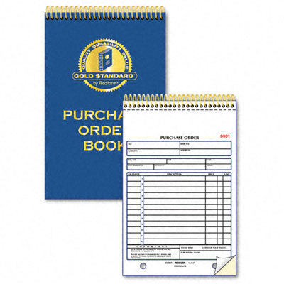 Purchase order carbonless duplicate, 75 sets/book
