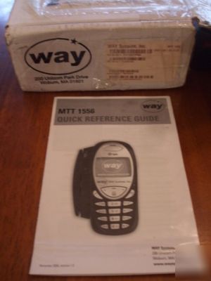 Way systems mtt-1556 wireless credit card terminal