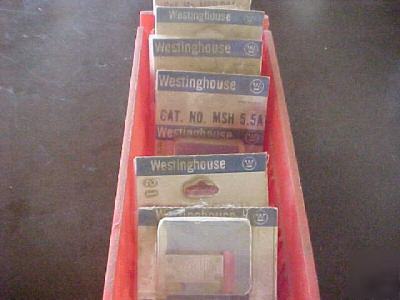 Westinghouse ms starter heaters lot of 21