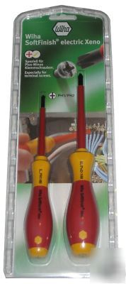 Wiha 2PC ph softfinish xeno terminal screwdriver set