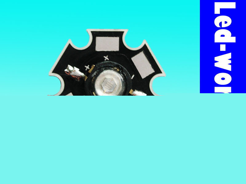 20PCS 3W green high power star led lamp light 90-100LM