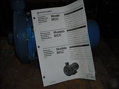 3/4 0.75 hp goulds centrifugal booster pump 1MC1D1D0