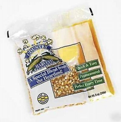 48 popcorn salt pre-portion ready packs for 4OZ machine