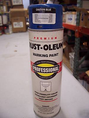 6PCS marking paint upside down spray paint caution blue