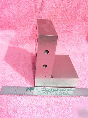 Angle plate toolmaker machinist hardened vintage 1/4X20