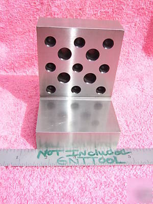 Angle plate toolmaker machinist hardened vintage 1/4X20