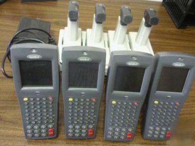 Complete barcode system 4 symbol PDT6846 scanners