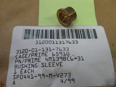 Copper alloy bushing sleeve - p/n #4M139BC6-31