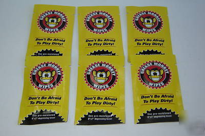 Grease monkey wipes hand cleaner lot of 6 packs
