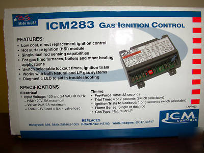 ICM283 gas hot surface ignition control module