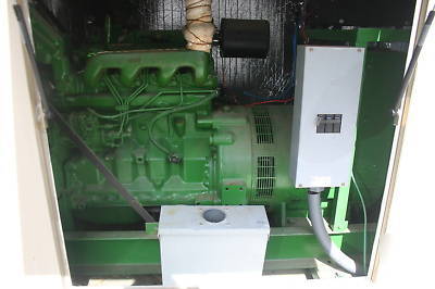 John deere generator, 38 kw, diesel, skids, 4 cylinders