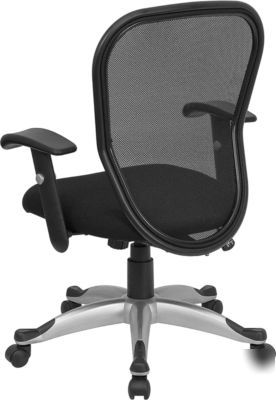 Mesh back task chair office desk ergonomic swivel seat