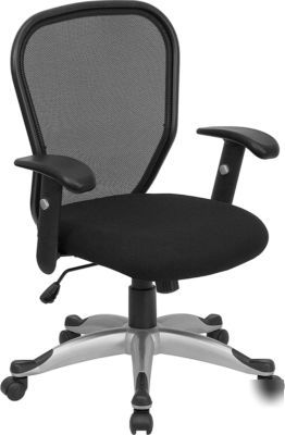 Mesh back task chair office desk ergonomic swivel seat